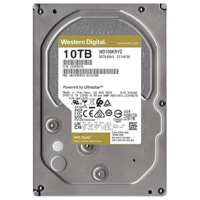 Western Digital Gold WD103KRYZ 10ТБ 3,5 Жесткий диск 2