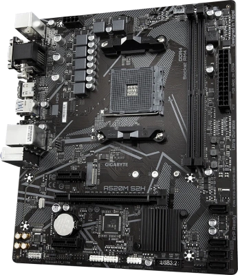 GIGABYTE A520M S2H 1.3 Материнская плата 1
