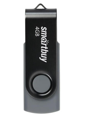 Smartbuy Twist Black 4GB USB-накопитель SB004GB2TWK
