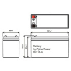 CyberPower RV 12-6 Аккумуляторная батарея