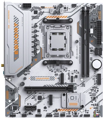 MAXSUN MS-ESPORT B650M WIFI6 ICE Материнская плата 1