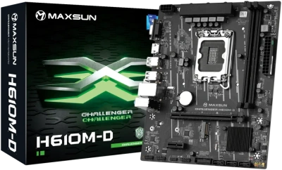 MAXSUN MS-CHALLENGER H610M-D V1/V2 Материнская плата
