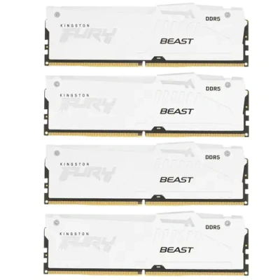 Kingston FURY Beast White RGB KF560C40BWAK4-64 Память оперативная