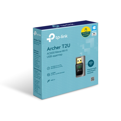 TP-Link ARCHER T2U Wi-Fi USB-адаптер 2