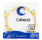 Cabeus PC-UTP-RJ45-Cat.5e-1.5m-YL-LSZH Патч-корд U/UTP