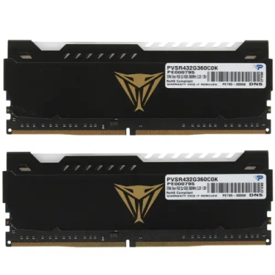 Patriot Viper Steel RGB 32 ГБ Оперативная память PVSR432G360C0K 1