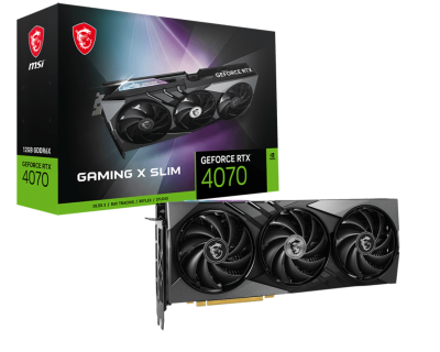 MSI GeForce RTX 4070 GAMING X SLIM 12G Видеокарта 4070 GAMING X SLIM 12G 4