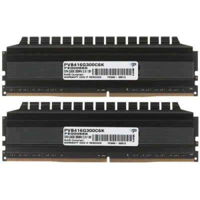 Patriot Viper 4 Blackout 16 ГБ PVB416G300C6K Оперативная память 1