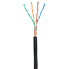 NETLAN U/UTP внешний 1м (EC-UU004-5E-PE-BK)