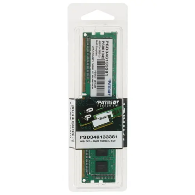 Patriot Signature Line 4GB Модуль памяти PSD34G133381 3