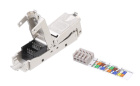 Hyperline CA3-IDC-C6-SH-F-SL Проходной адаптер
