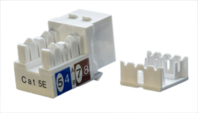 Hyperline KJ9-8P8C-C5E-90-WH Вставка