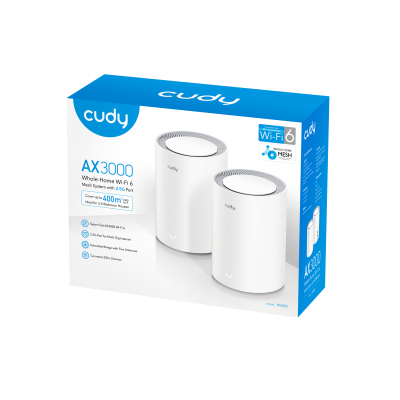 Cudy M1800(2-PACK) Wi-Fi Mesh-система 5