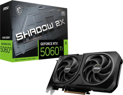 MSI RTX 5060TI 16G SHADOW 2X OC PL Видеокарта 4