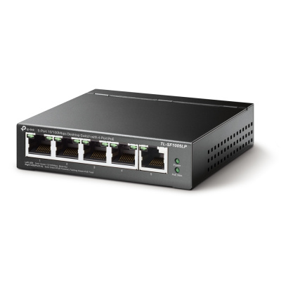 TP-Link TL-SF1005LP 5-портовый 10/100 Мбит/с настольный коммутатор с 4 портами PoE 1