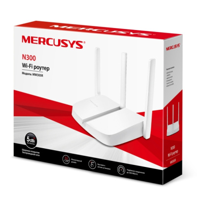 Mercusys MW305R Wi-Fi роутер N300 4