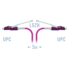 SNR SNR-PC-LC/UPC-MM4-DPX-HD-5m (2,0) Патчкорд оптический