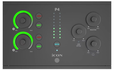 Icon Panel 4 110307A3002 Аудиоинтерфейс USB 3