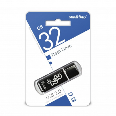 Smartbuy Glossy Series 32Gb Память USB Flash SB32GBGS-K 1