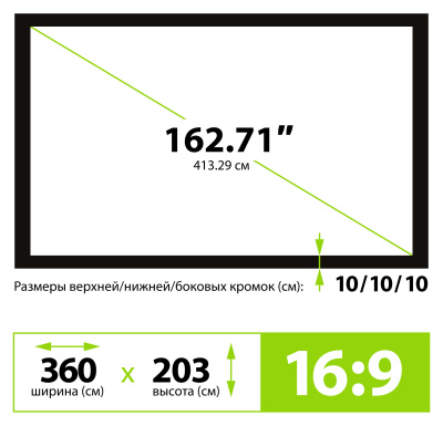 Cactus FrameExpert CS-PSFRE-360X203 Экран