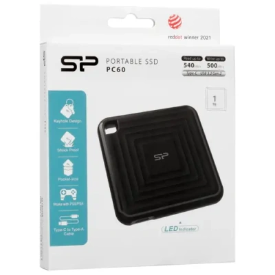 Silicon Power SP010TBPSDPC60CK Внешний SSD 1