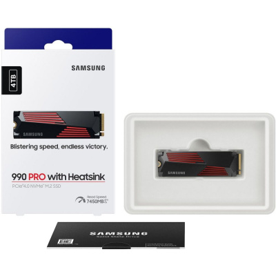 Samsung 990 PRO MZ-V9P4T0GW Твердотельный накопитель SSD 11