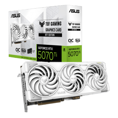 Asus TUF-RTX5070TI-O16G-BTFWHITE 90YV0N60-M0NA00 Видеокарта