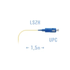 SNR pigtail SC/UPC SM 1.5 m Пигтейл SC/UPC