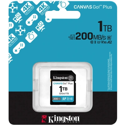 Kingston Canvas Go Plus SDG4/1TB Карта памяти 2