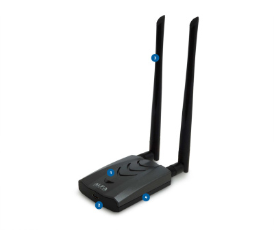 Alfa AWUS036ACH-C Wi-Fi USB-адаптер 1