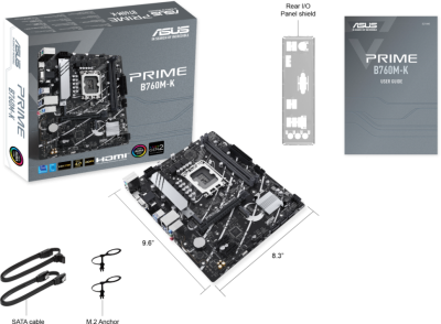 ASUS PRIME B760M-K 90MB1FI0-M1EAY0 Материнская плата 6