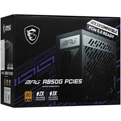 MSI MPG A850G PCIE5 Блок питания 306-7ZP7B11-CE0 3