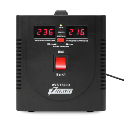POWERMAN AVS 1500D BLACK Стабилизатор