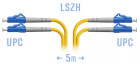 SNR SNR-PC-LC/UPC-DPX-5m Патчкорд оптический