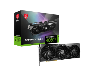 MSI GEFORCE RTX 4060 TI GAMING X SLIM 8G Видеокарта 5