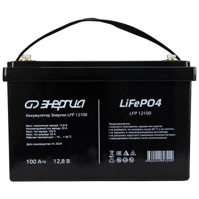Энергия LFP 12100 (L0201-0158) Аккумулятор 3