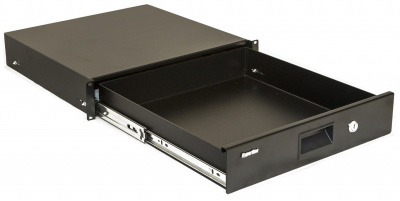 Hyperline TDR3-2U-460-RAL9004 Полка (ящик)