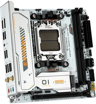 MAXSUN MS-ESPORT B650ITX WIFI ICE Материнская плата 1