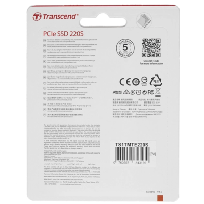 Transcend TS1TMTE220S Накопитель 3