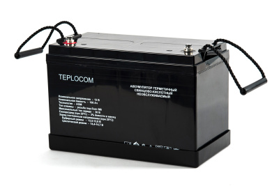 Бастион TEPLOCOM 100АЧ Аккумулятор герметичный свинцово-кислотный  3