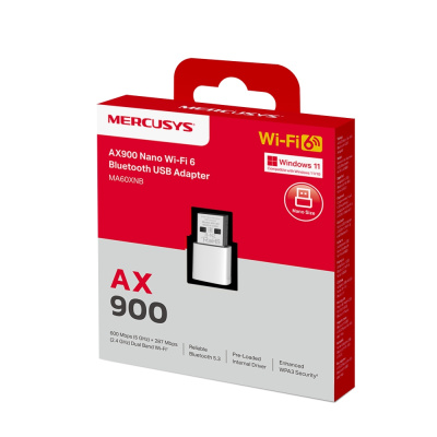 Mercusys MA60XNB Сверхкомпактный USB-адаптер 1