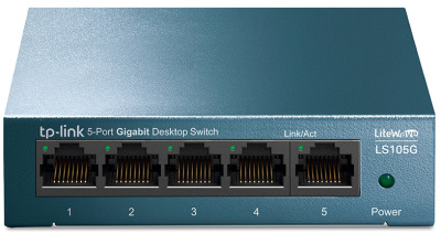 TP-Link LS105G 5-портовый настольный коммутатор 10/100/1000 Мбит/с