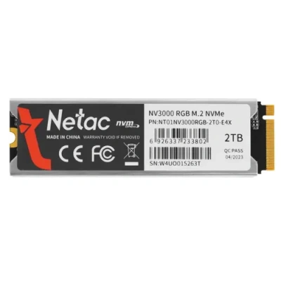 Netac NV3000 RGB NT01NV3000RGB-2T0-E4X Накопитель SSD 3