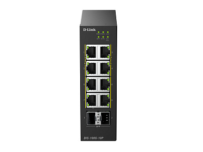 D-Link DIS-100G-10P/A1A Промышленный коммутатор 1