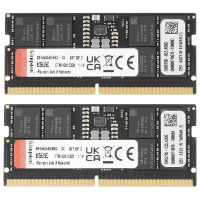 Kingston FURY Impact 32 ГБ Память оперативная KF556S40IBK2-32 1