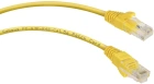 Cabeus PC-UTP-RJ45-Cat.5e-1m-YL Патч-корд U/UTP