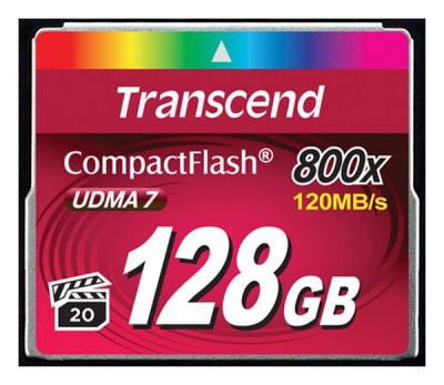 Transcend TS128GCF800 128GB Compact Flash 800x Карта памяти