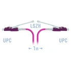 SNR SNR-PC-LC/UPC-MM4-DPX-HD-1m (2,0) Патчкорд оптический