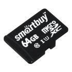 Smartbuy SB64GBSDCL10-00 Карта памяти 64GB Class 10 без адаптера