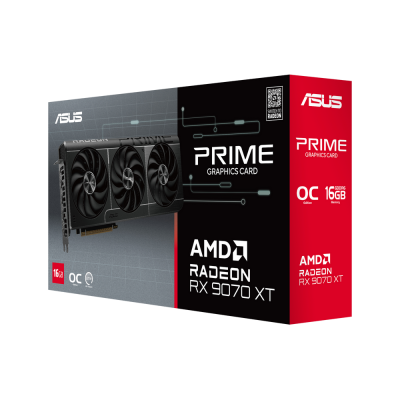 ASUS RX9070XT PRIME OC 16GB GDDR6 90YV0L71-M0NA00 Видеокарта 12